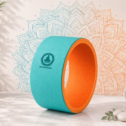Vedam Yoga Wheel 13 x 6.5 in (Aqua))