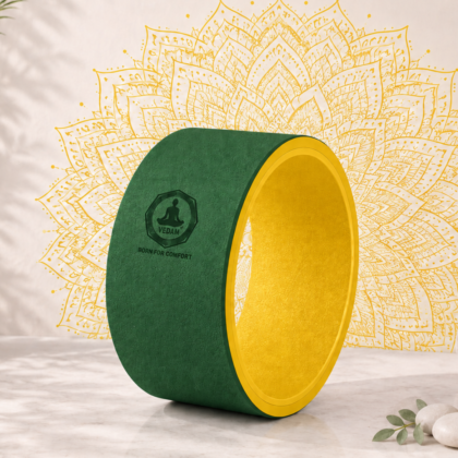 Vedam Yoga Wheel 13 x 6.5 in (Bottel Green)