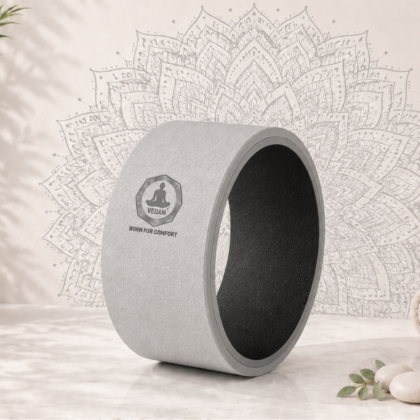 Vedam Yoga Wheel 13 x 6.5 in (Light Grey)
